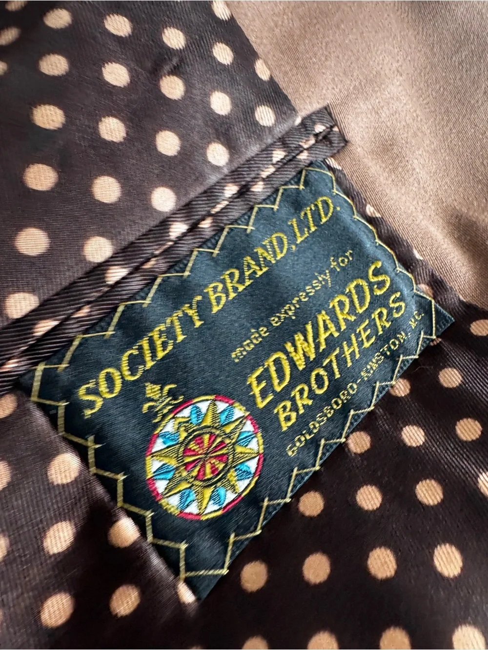Men's Brown Vintage Single-Breasted Blazer